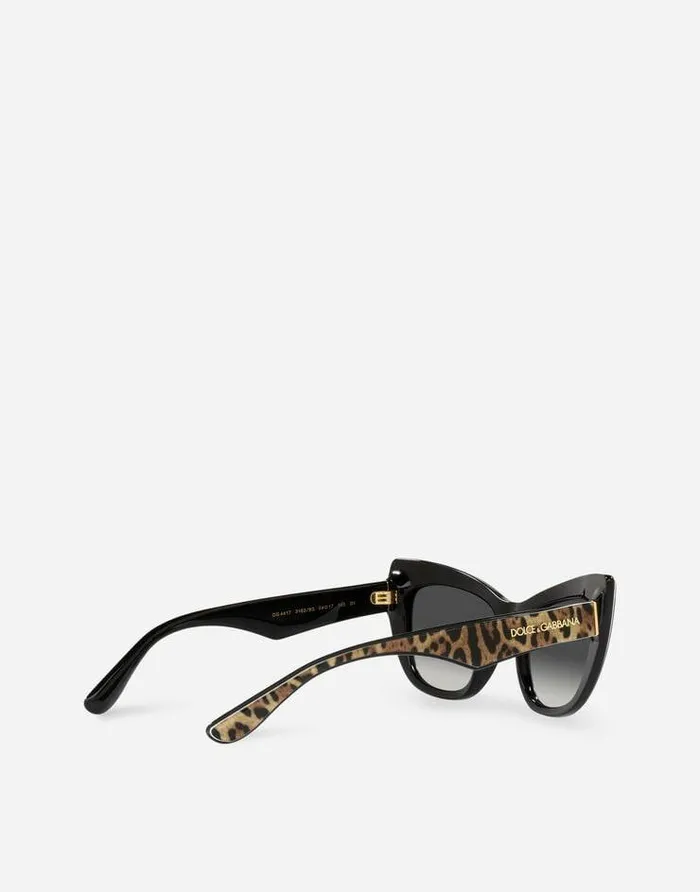 Dolce and Gabbana Icons Women New Print Sunglasses Leo Print