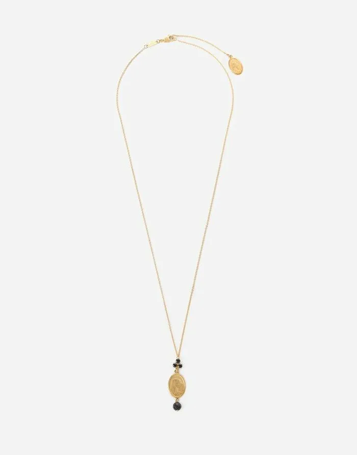 Dolce and Gabbana Necklaces Women Tradition Pendant In Yellow 18kt Gold With Medals Gold