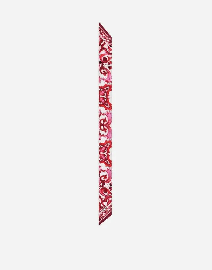 Dolce and Gabbana Scarves And Silks Women Majolicaprint Twill Headscarf 6 X 100 Multicolor Dolce and Gabbana Scarves And Silks Women Majolicaprint Twill Headscarf 6 X 100 Multicolor