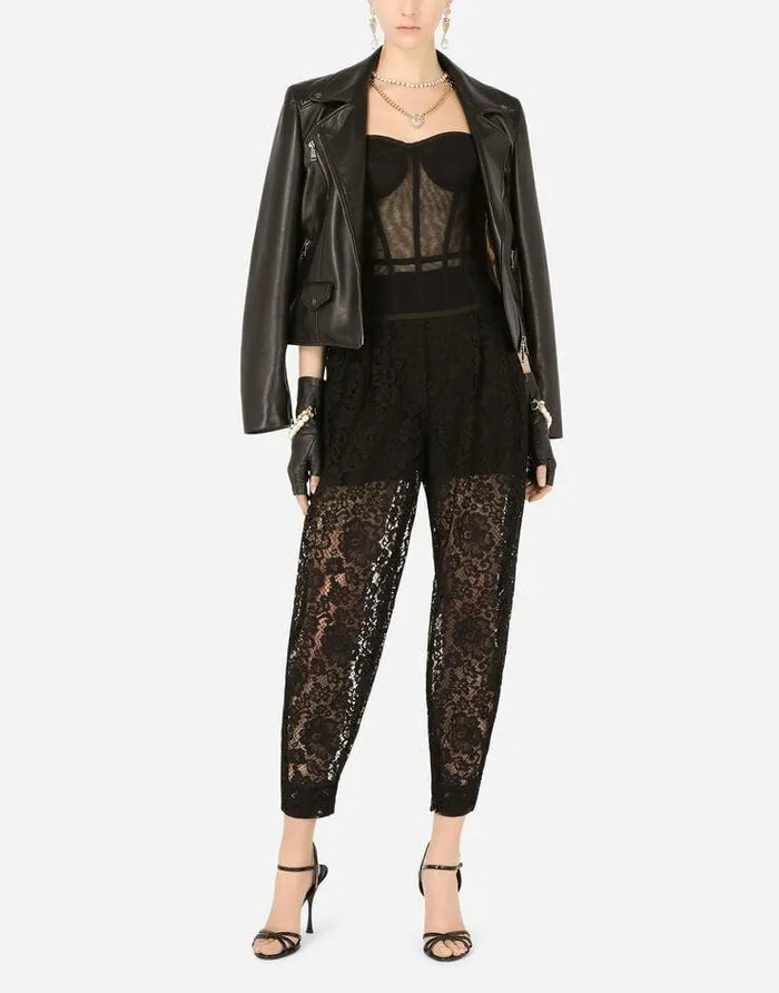 Dolce and Gabbana Shirts And Tops Women Cotton Tulle Bustier Top Black Dolce and Gabbana Shirts And Tops Women Cotton Tulle Bustier Top Black