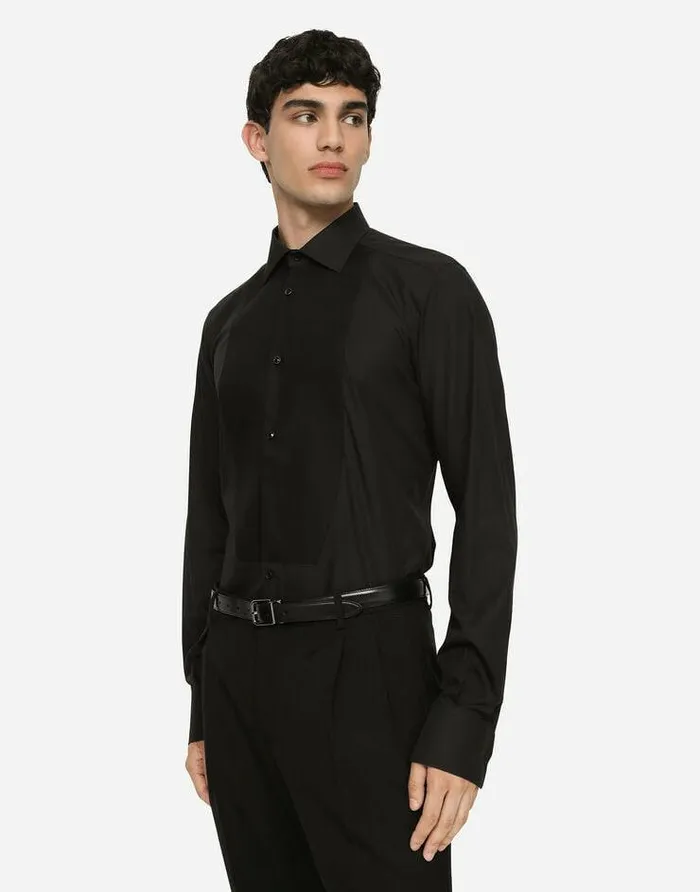 Dolce and Gabbana Shirts Men Cotton Goldfit Tuxedo Shirt Multicolor Dolce and Gabbana Shirts Men Cotton Goldfit Tuxedo Shirt Multicolor