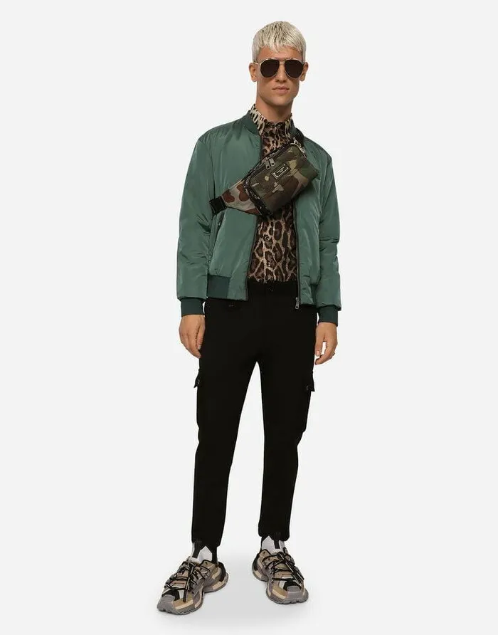 Dolce and Gabbana Shirts Men Leopardprint Cotton Shirt With Multiple Pockets Multicolor Dolce and Gabbana Shirts Men Leopardprint Cotton Shirt With Multiple Pockets Multicolor