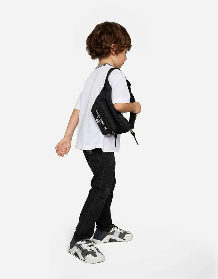 Dolce and Gabbana Shoes 2438 Children Mixedmaterials NS1 Slipon Sneakers Grey Dolce and Gabbana Shoes 2438 Children Mixedmaterials NS1 Slipon Sneakers Grey