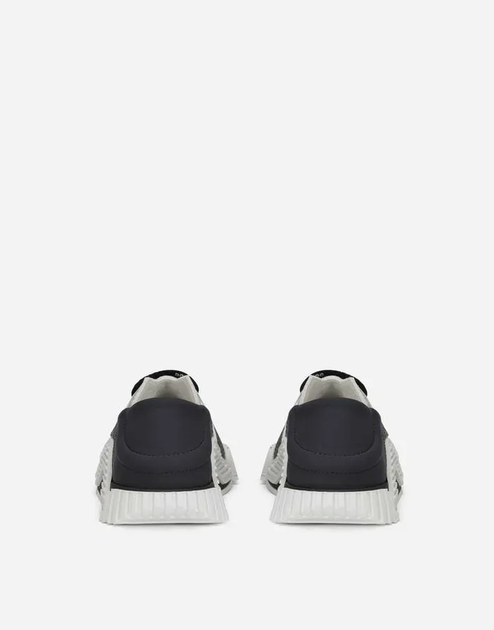 Dolce and Gabbana Shoes 2438 Children Mixedmaterials NS1 Slipon Sneakers Grey Dolce and Gabbana Shoes 2438 Children Mixedmaterials NS1 Slipon Sneakers Grey