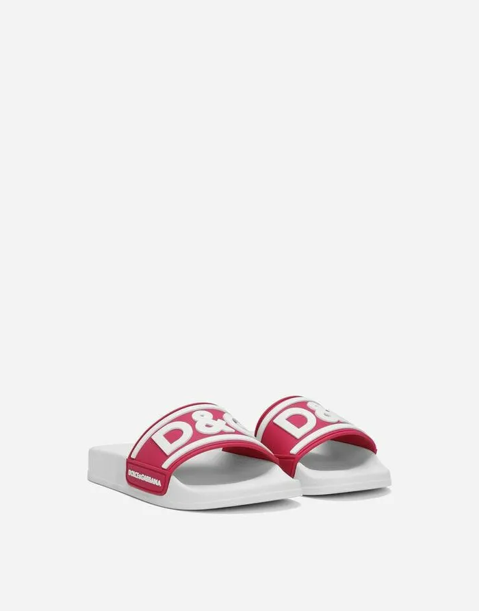 Dolce and Gabbana Shoes 2438 Children Rubber Beachwear Sliders Multicolor Dolce and Gabbana Shoes 2438 Children Rubber Beachwear Sliders Multicolor