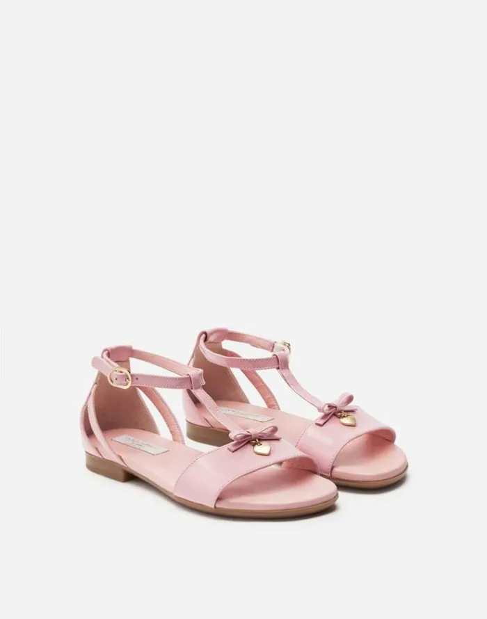 Dolce and Gabbana Shoes 2438 Children Tstrap Patent Leather Sandal Pink Dolce and Gabbana Shoes 2438 Children Tstrap Patent Leather Sandal Pink