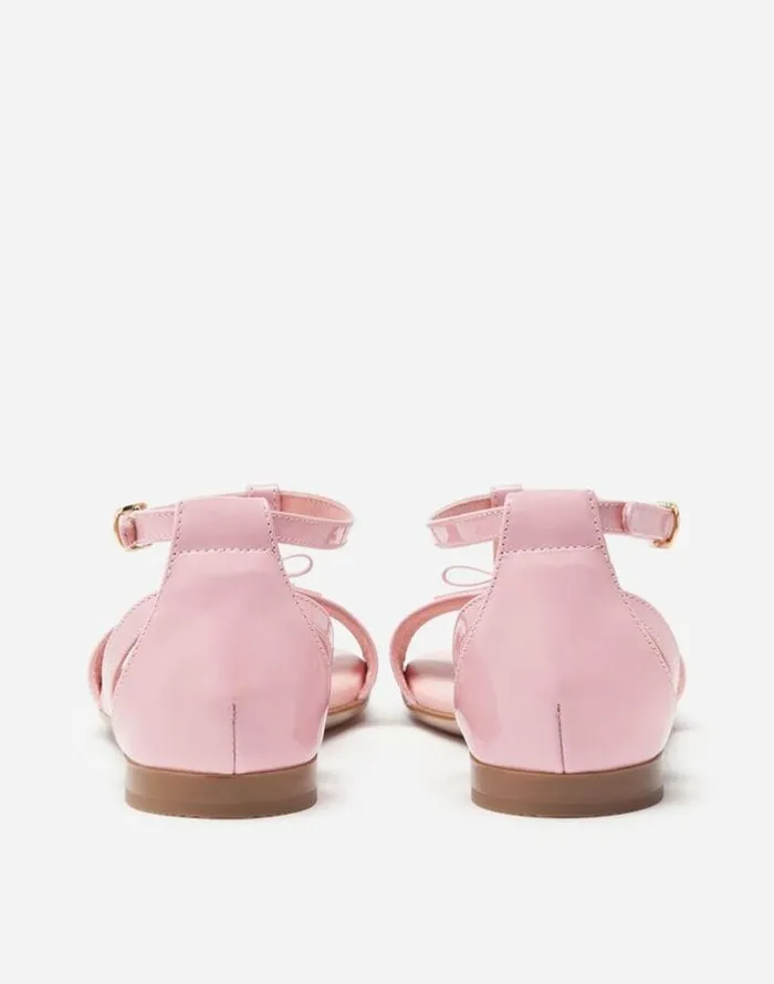 Dolce and Gabbana Shoes 2438 Children Tstrap Patent Leather Sandal Pink Dolce and Gabbana Shoes 2438 Children Tstrap Patent Leather Sandal Pink