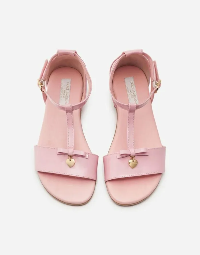 Dolce and Gabbana Shoes 2438 Children Tstrap Patent Leather Sandal Pink Dolce and Gabbana Shoes 2438 Children Tstrap Patent Leather Sandal Pink