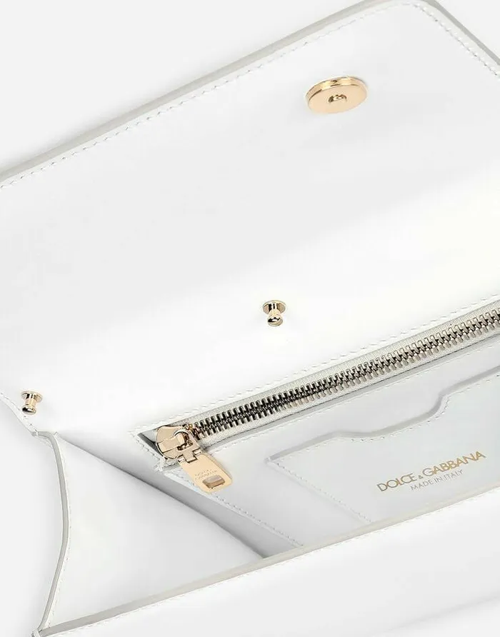 Dolce and Gabbana Shoulder And Crossbody Bags Women Calfskin 35 Clutch White Dolce and Gabbana Shoulder And Crossbody Bags Women Calfskin 35 Clutch White