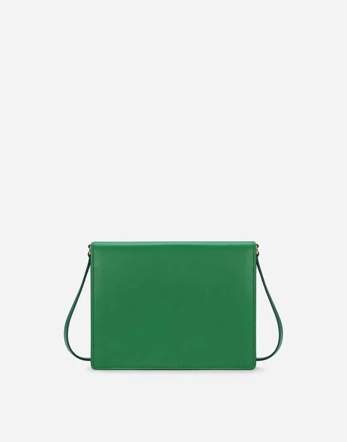 Dolce and Gabbana Shoulder And Crossbody Bags Women Calfskin DG Logo Crossbody Bag Green Dolce and Gabbana Shoulder And Crossbody Bags Women Calfskin DG Logo Crossbody Bag Green
