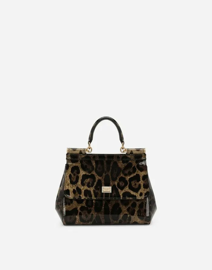 Dolce and Gabbana Shoulder And Crossbody Bags Women KIM DOLCEandGABBANA Medium Sicily Handbag Animal Print Dolce and Gabbana Shoulder And Crossbody Bags Women KIM DOLCEandGABBANA Medium Sicily Handbag Animal Print