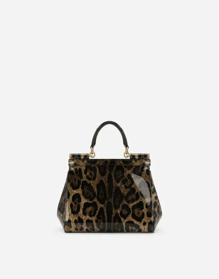 Dolce and Gabbana Shoulder And Crossbody Bags Women KIM DOLCEandGABBANA Medium Sicily Handbag Animal Print