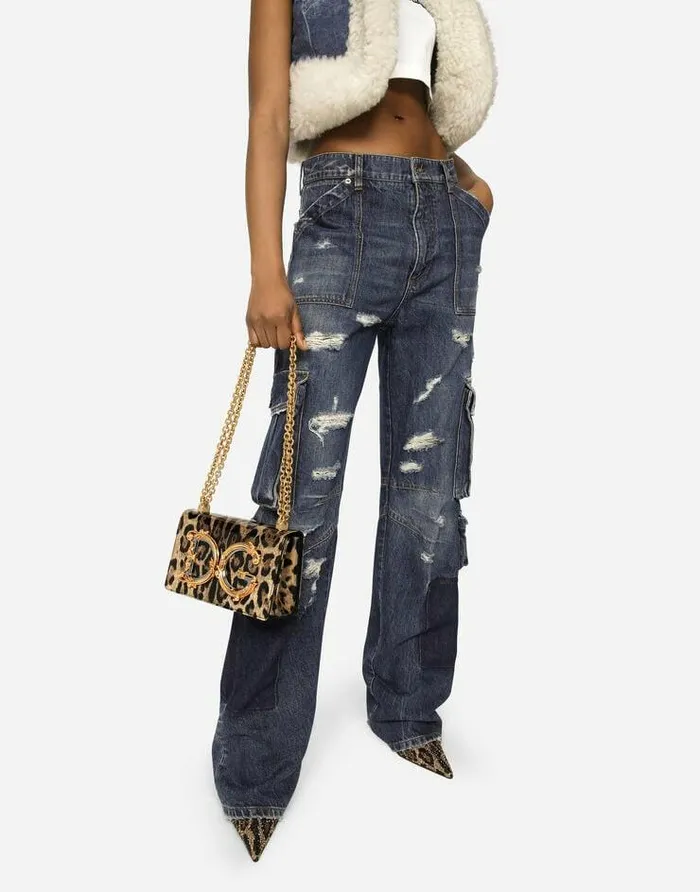 Dolce and Gabbana Shoulder And Crossbody Bags Women Medium DG Girls Shoulder Bag Animal Print Dolce and Gabbana Shoulder And Crossbody Bags Women Medium DG Girls Shoulder Bag Animal Print