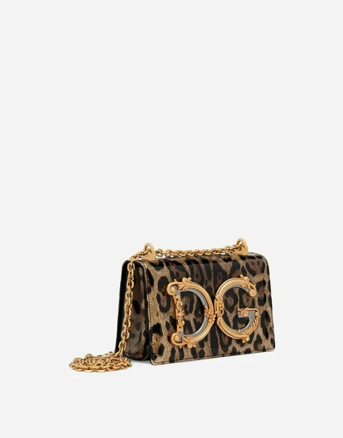 Dolce and Gabbana Shoulder And Crossbody Bags Women Medium DG Girls Shoulder Bag Animal Print Dolce and Gabbana Shoulder And Crossbody Bags Women Medium DG Girls Shoulder Bag Animal Print