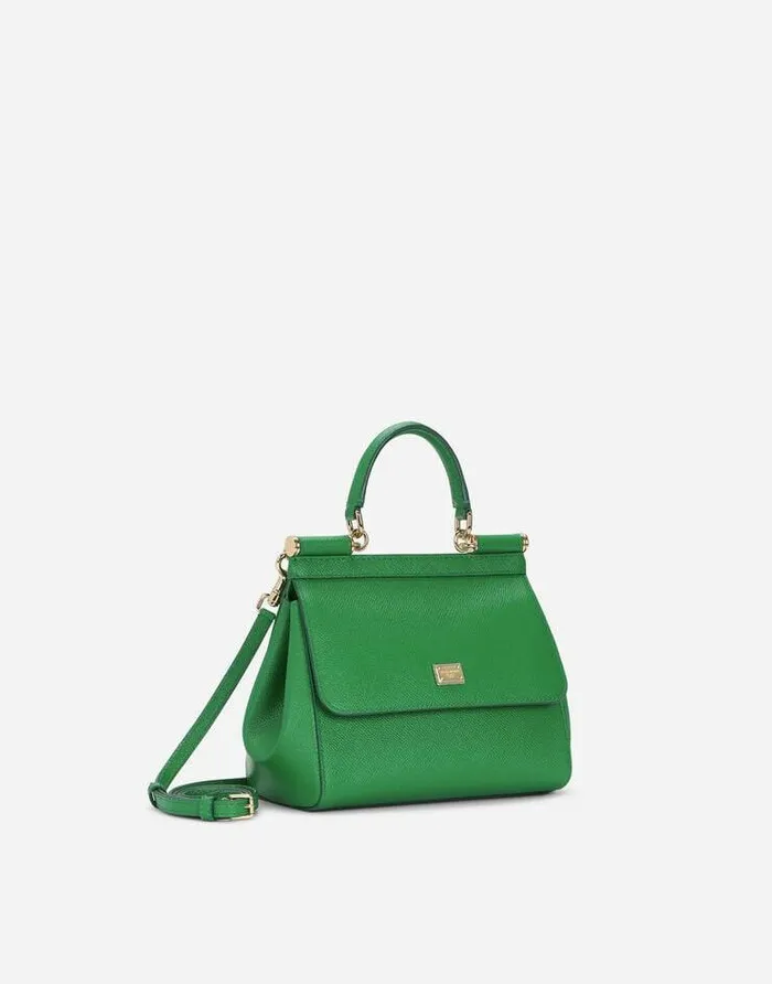 Dolce and Gabbana Shoulder And Crossbody Bags Women Medium Sicily Handbag Green Dolce and Gabbana Shoulder And Crossbody Bags Women Medium Sicily Handbag Green