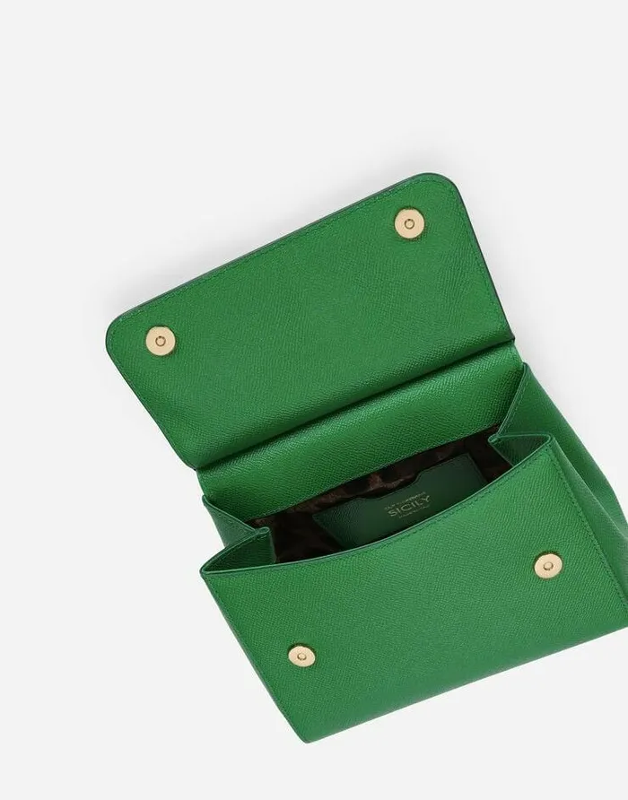 Dolce and Gabbana Shoulder And Crossbody Bags Women Medium Sicily Handbag Green Dolce and Gabbana Shoulder And Crossbody Bags Women Medium Sicily Handbag Green