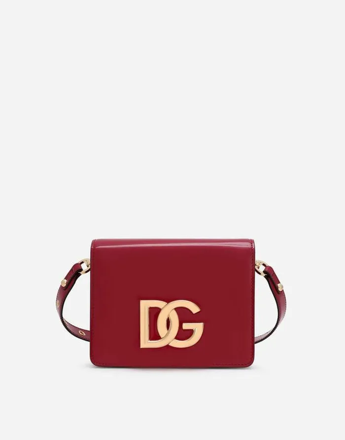 Dolce and Gabbana Shoulder And Crossbody Bags Women Polished Calfskin 35 Crossbody Bag Fuchsia Dolce and Gabbana Shoulder And Crossbody Bags Women Polished Calfskin 35 Crossbody Bag Fuchsia