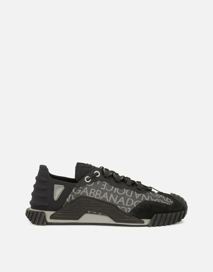 Dolce and Gabbana Sneakers Men Coated Jacquard NS1 Sneakers Multicolor