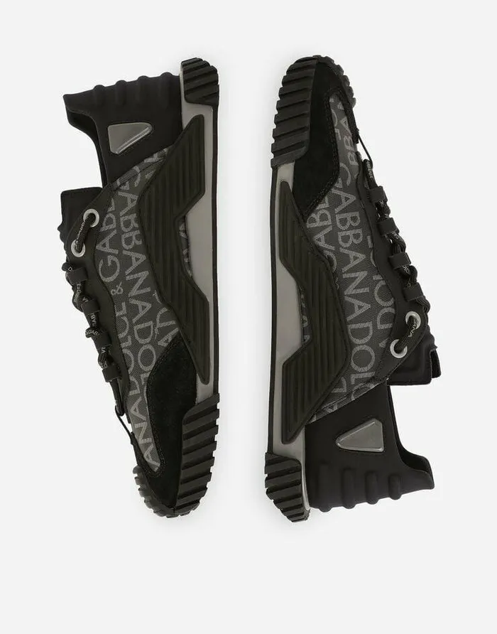 Dolce and Gabbana Sneakers Men Coated Jacquard NS1 Sneakers Multicolor Dolce and Gabbana Sneakers Men Coated Jacquard NS1 Sneakers Multicolor