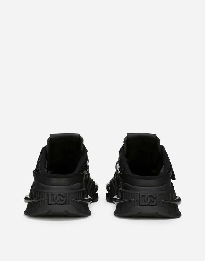 Dolce and Gabbana Sneakers Men Mixedmaterial Airmaster Mule Sneakers Black Dolce and Gabbana Sneakers Men Mixedmaterial Airmaster Mule Sneakers Black