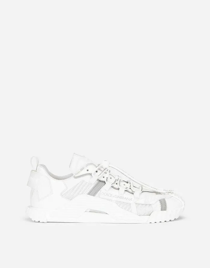Dolce and Gabbana Sneakers Men Mixedmaterial NS1 Sneakers White
