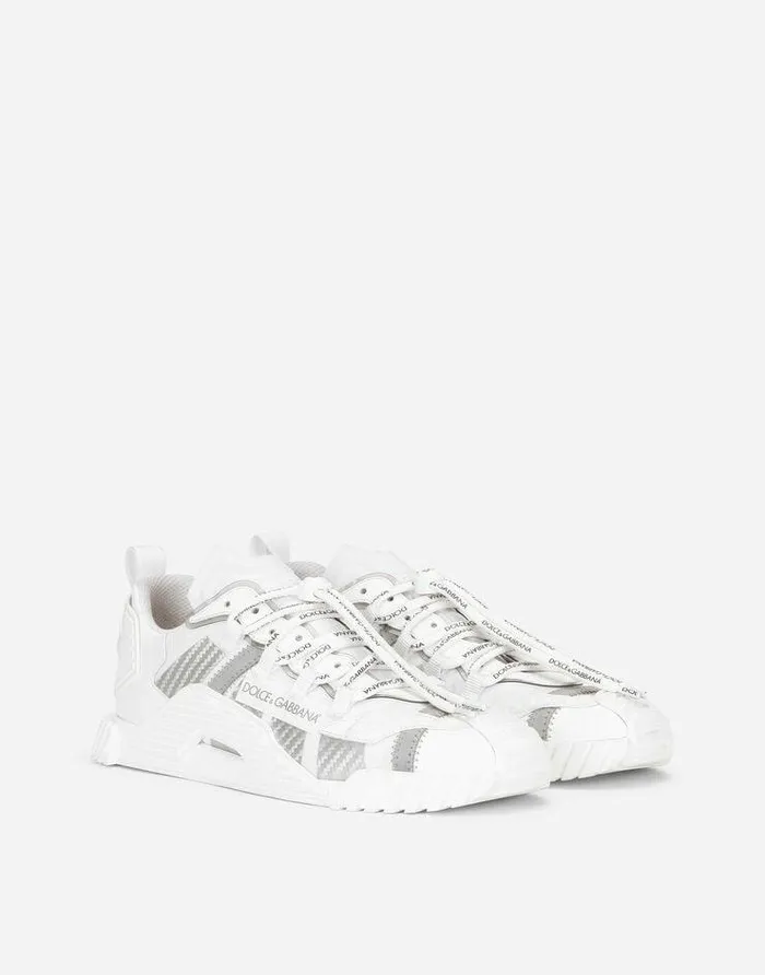 Dolce and Gabbana Sneakers Men Mixedmaterial NS1 Sneakers White Dolce and Gabbana Sneakers Men Mixedmaterial NS1 Sneakers White