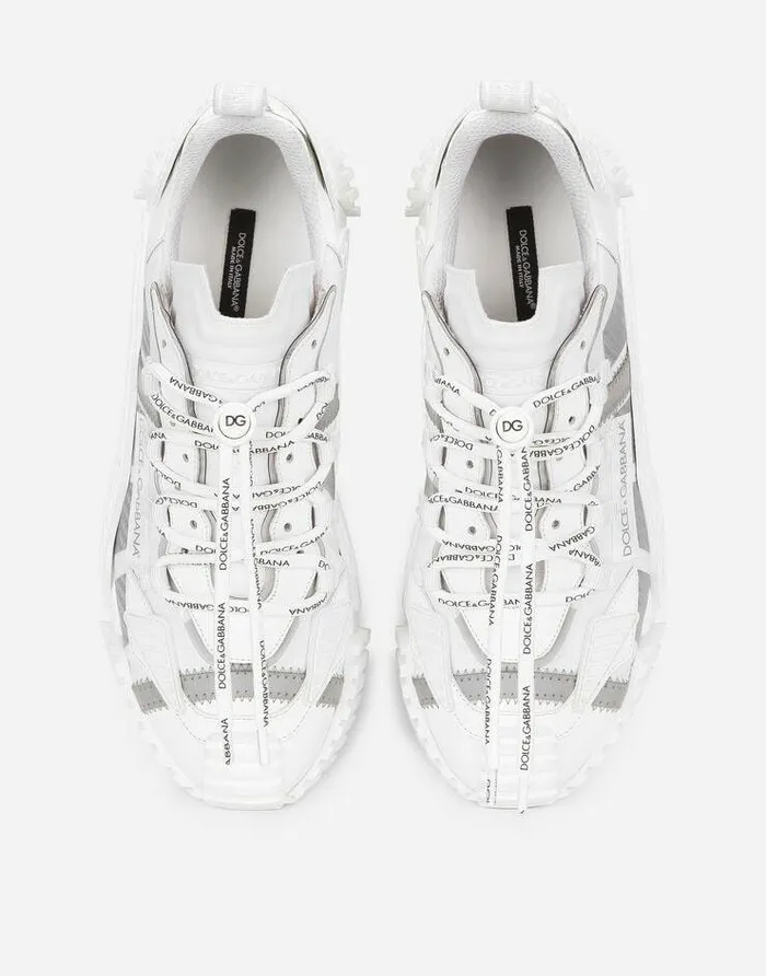 Dolce and Gabbana Sneakers Men Mixedmaterial NS1 Sneakers White Dolce and Gabbana Sneakers Men Mixedmaterial NS1 Sneakers White