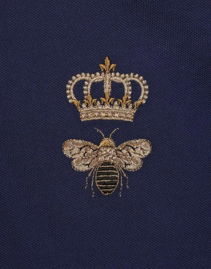 Dolce and Gabbana TShirts And Polos Men Cotton Piqu Poloshirt With Embroidery Blue Dolce and Gabbana TShirts And Polos Men Cotton Piqu Poloshirt With Embroidery Blue