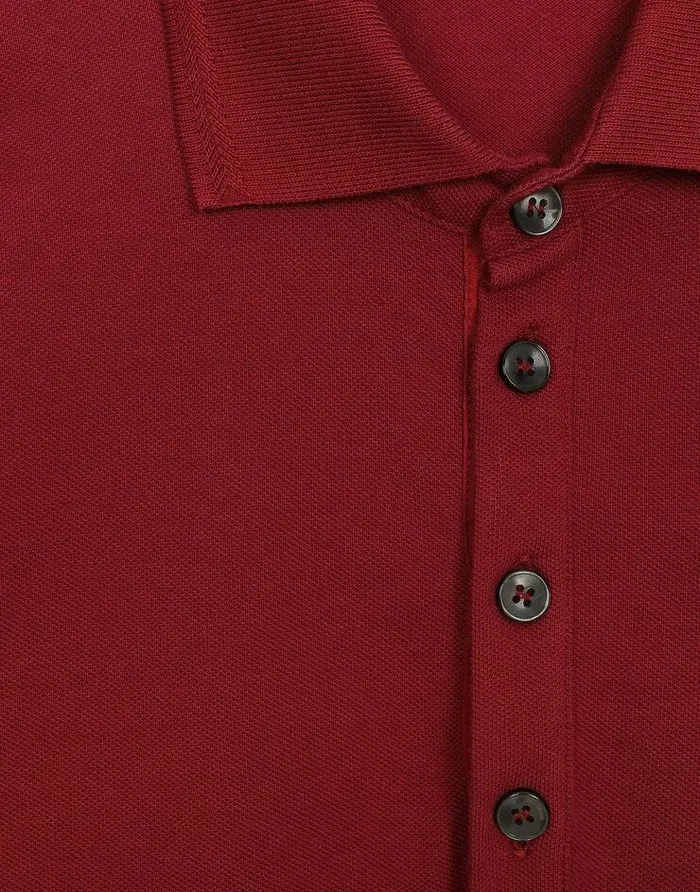 Dolce and Gabbana TShirts And Polos Men Cotton Piqu Poloshirt With Embroidery Bordeaux Dolce and Gabbana TShirts And Polos Men Cotton Piqu Poloshirt With Embroidery Bordeaux