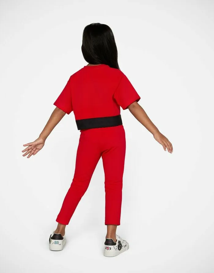 Dolce and Gabbana TShirts And Sweatshirts Children Jersey Tshirt With Branded Elastic Red Dolce and Gabbana TShirts And Sweatshirts Children Jersey Tshirt With Branded Elastic Red