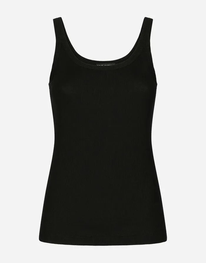 Dolce and Gabbana TShirts And Sweatshirts Women Cotton Tshirt Black