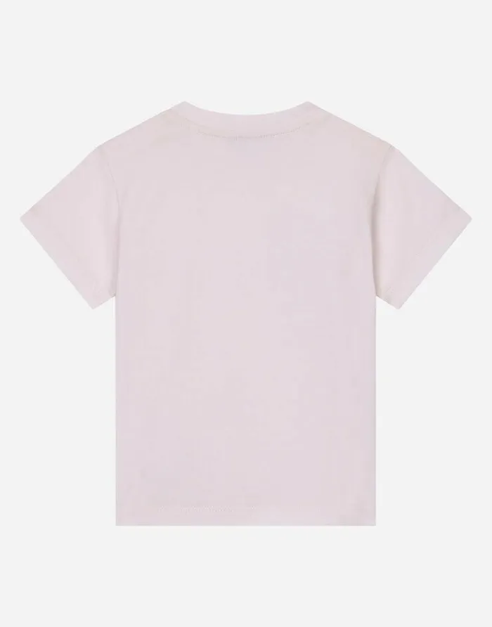 Dolce and Gabbana Topwear Children Jersey Tshirt With DG Logo Baby Leopard Print Pink Dolce and Gabbana Topwear Children Jersey Tshirt With DG Logo Baby Leopard Print Pink