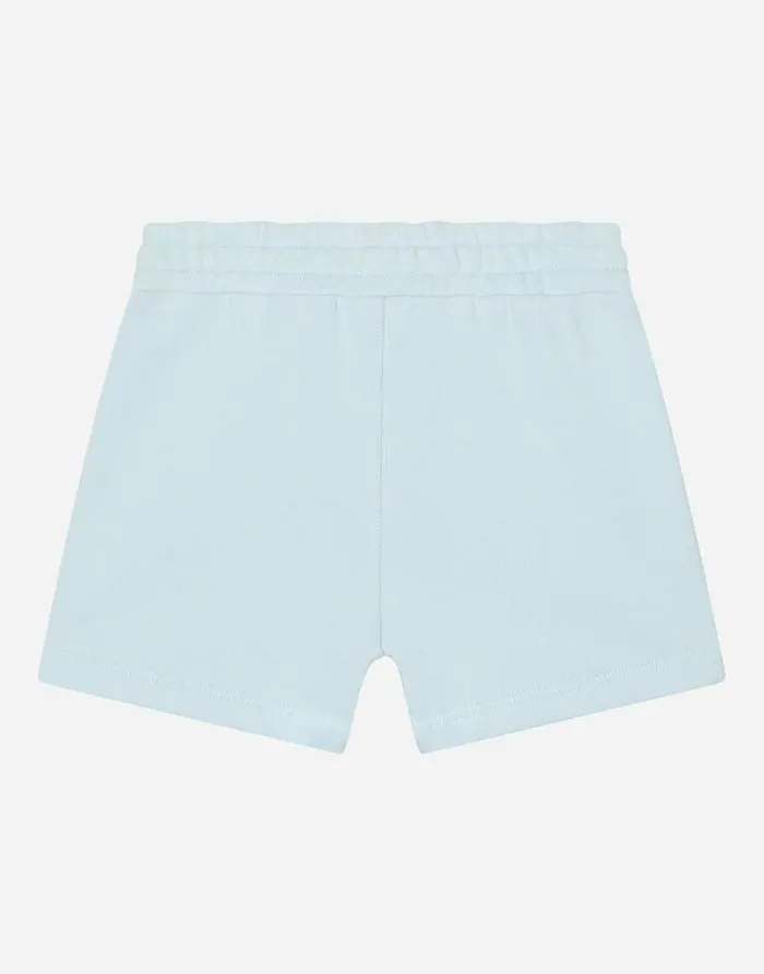 Dolce and Gabbana Trousers And Shorts Children Jersey Jogging Shorts With DG Logo Embroidery Grey Dolce and Gabbana Trousers And Shorts Children Jersey Jogging Shorts With DG Logo Embroidery Grey