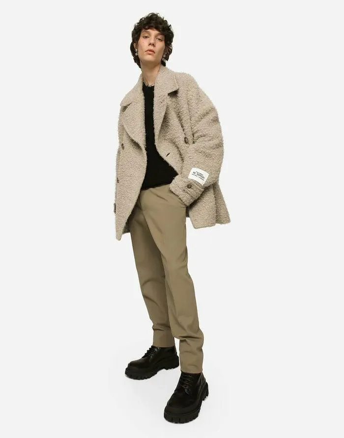 Dolce and Gabbana Trousers And Shorts Men Stretch Cotton And Cashmere Pants Brown Dolce and Gabbana Trousers And Shorts Men Stretch Cotton And Cashmere Pants Brown