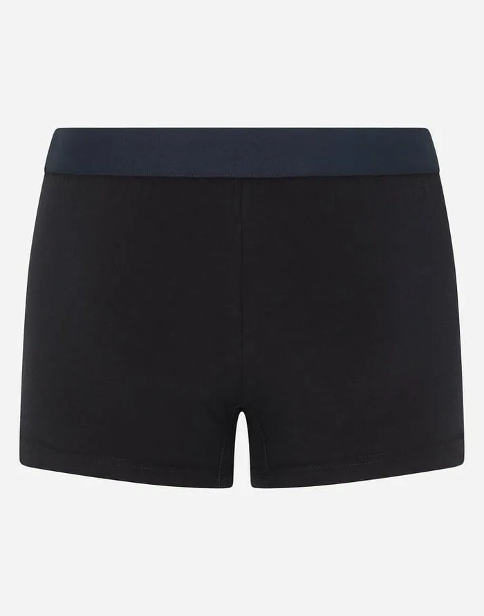 Dolce and Gabbana Underwear And Loungewear Men Twowaystretch Cotton Jersey Boxers Blue Dolce and Gabbana Underwear And Loungewear Men Twowaystretch Cotton Jersey Boxers Blue
