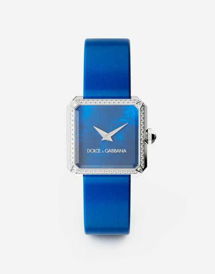 Dolce and Gabbana WatchesandStraps Women Sofia Steel Watch With Colorless Diamonds Blue Dolce and Gabbana WatchesandStraps Women Sofia Steel Watch With Colorless Diamonds Blue