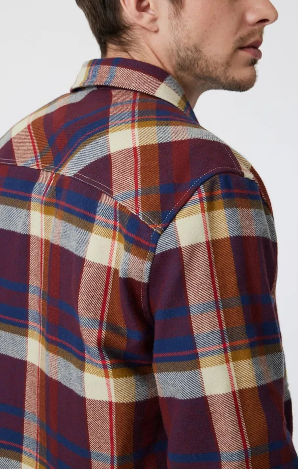 Double Pocket Check Shirt In Paprika Check Men Mavi Jeans Shirts Double Pocket Check Shirt In Paprika Check Men Mavi Jeans Shirts