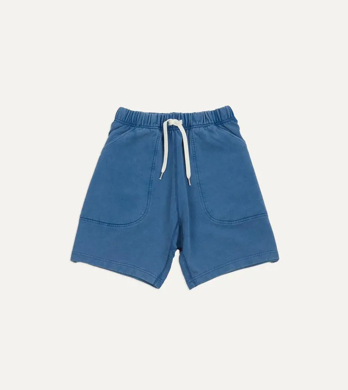 Drake039s Indigo Cotton Jogging Shorts 8211 Clothing