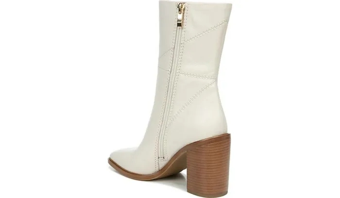Dress Boots Women Franco Sarto Franco Stevie Block Heel Boot Putty Leather