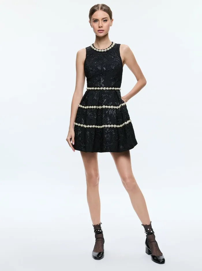Dresses Women Alice Olivia Alistair Mini Gown Black
