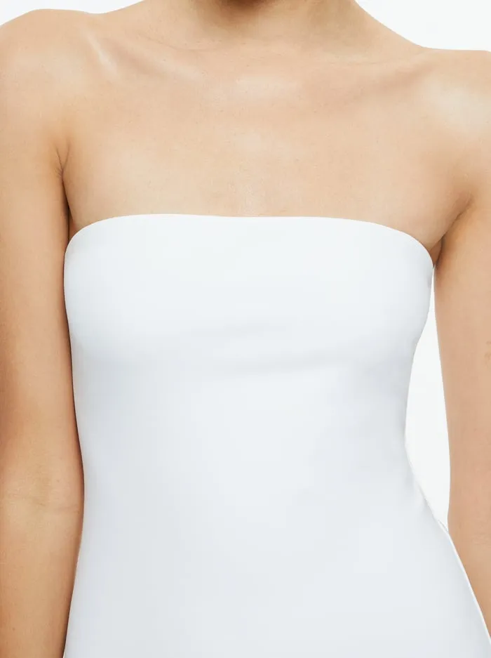 Dresses Women Alice Olivia Leia Strapless Mini Dress Off White