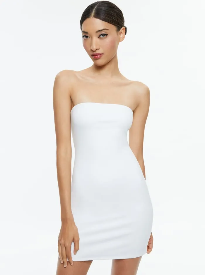 Dresses Women Alice Olivia Leia Strapless Mini Dress Off White