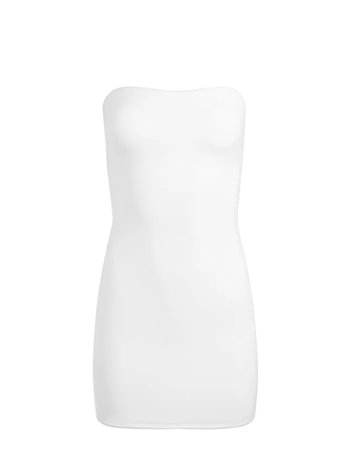 Dresses Women Alice Olivia Leia Strapless Mini Dress Off White