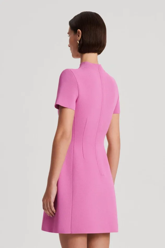 Dresses Women Scanlan Theodore CREPE KNIT PEPLUM DRESS Peony Dresses Women Scanlan Theodore CREPE KNIT PEPLUM DRESS Peony
