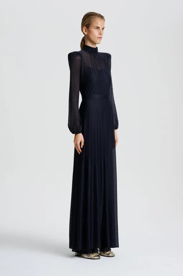 Dresses Women Scanlan Theodore FRENCH LACE DRESS Navy Dresses Women Scanlan Theodore FRENCH LACE DRESS Navy