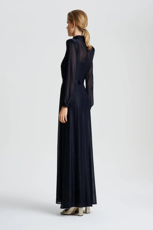 Dresses Women Scanlan Theodore FRENCH LACE DRESS Navy Dresses Women Scanlan Theodore FRENCH LACE DRESS Navy