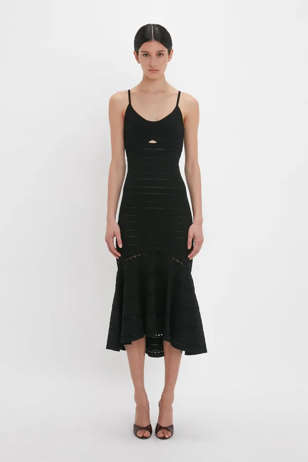 Dresses Women Victoria Beckham CutOut Detail Cami Dress In Black