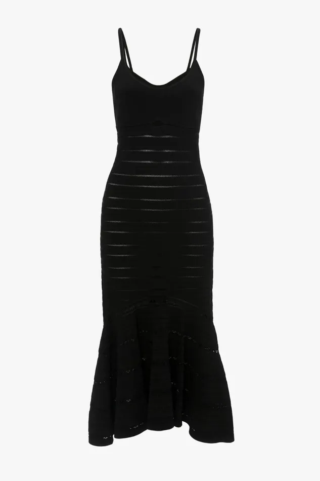 Dresses Women Victoria Beckham CutOut Detail Cami Dress In Black