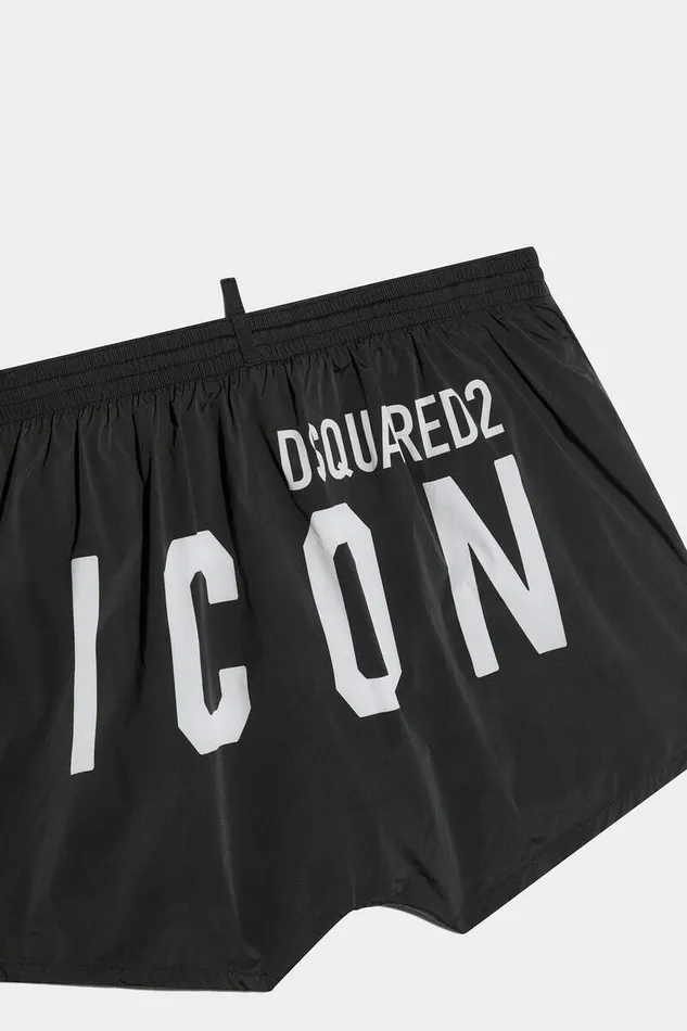 Dsquared2 Beachwear Be Icon Swim Boxer Black 8211 Men
