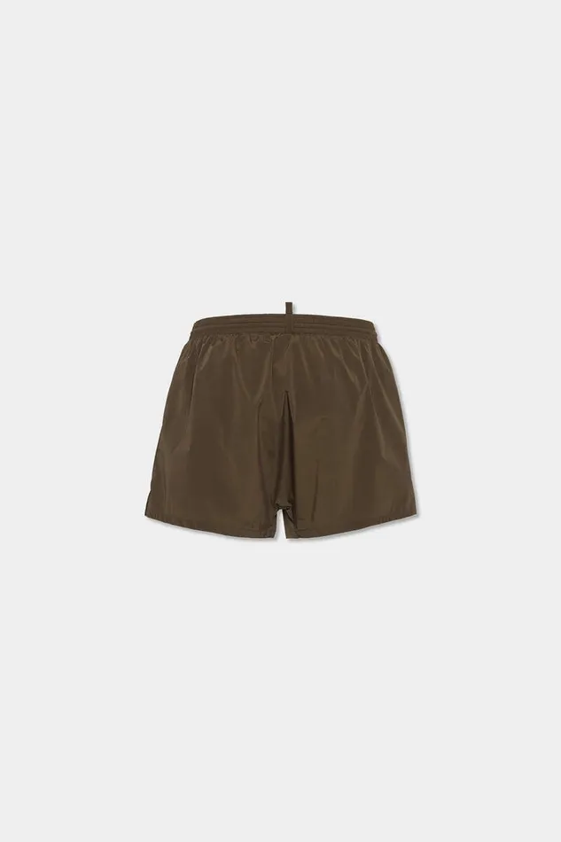 Dsquared2 Beachwear Logo Midi Swim Boxer Red 8211 Men
